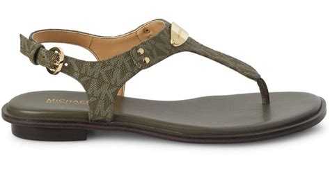 michael kors green sandals